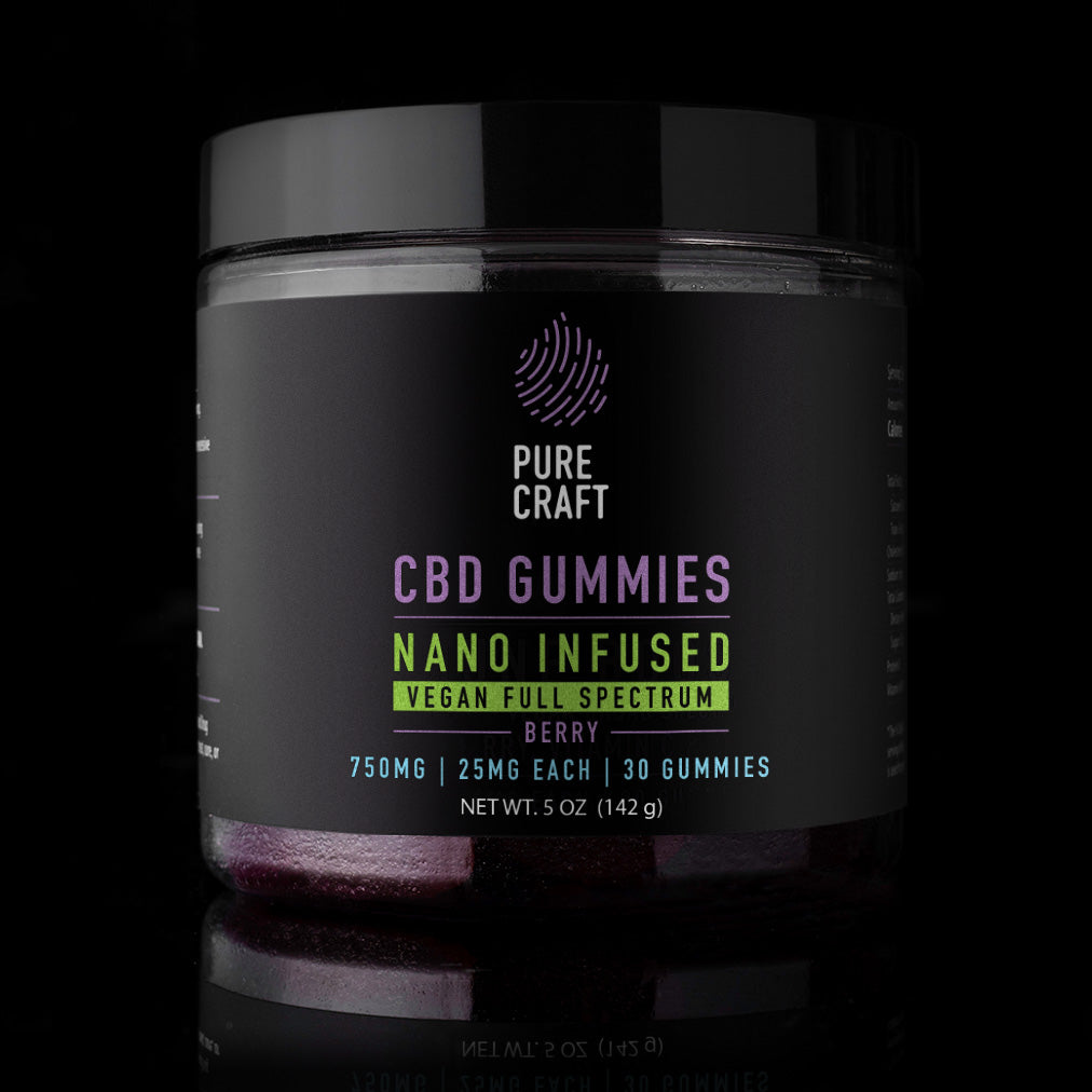 NANO CBD INFUSED VEGAN FULL SPECTRUM BERRY GUMMIES